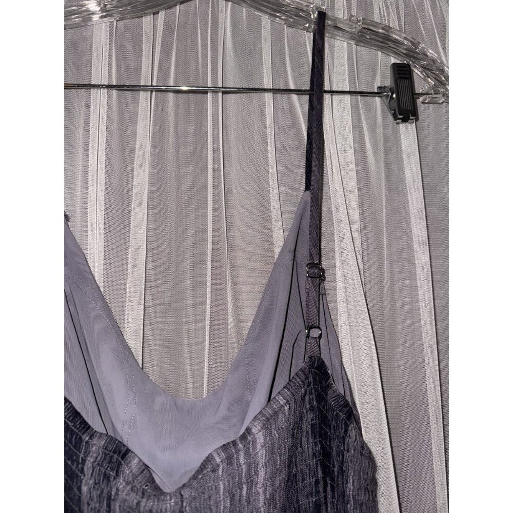 Soma Weekend Loungewear XL Gray Patterned Sleeveless Jumpsuit With Adjustable St - Picture 6 of 6